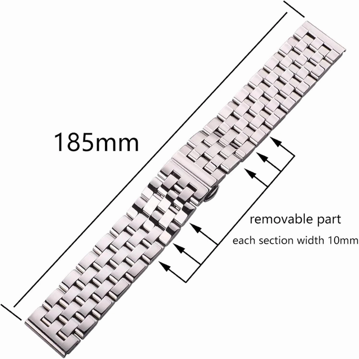 Stainless Steel Strap Metal Replacement Watchbands 20mm 22mm Women Men Universal Quick Release Watchbands