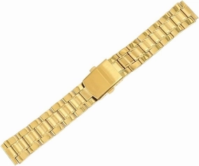 Stainless Steel Watch Band 18mm Unisex Replacement Wristband