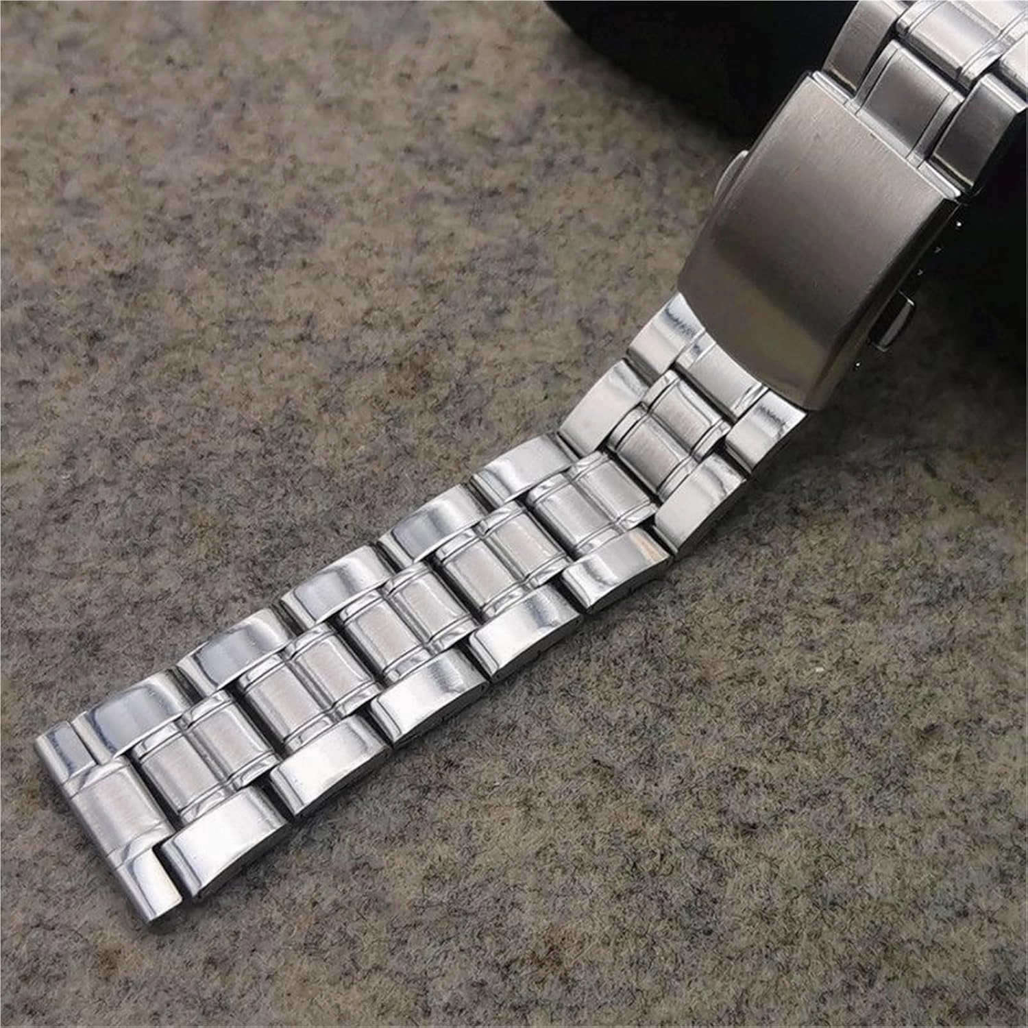 Stainless Steel Watch Band 18mm Unisex Replacement Wristband