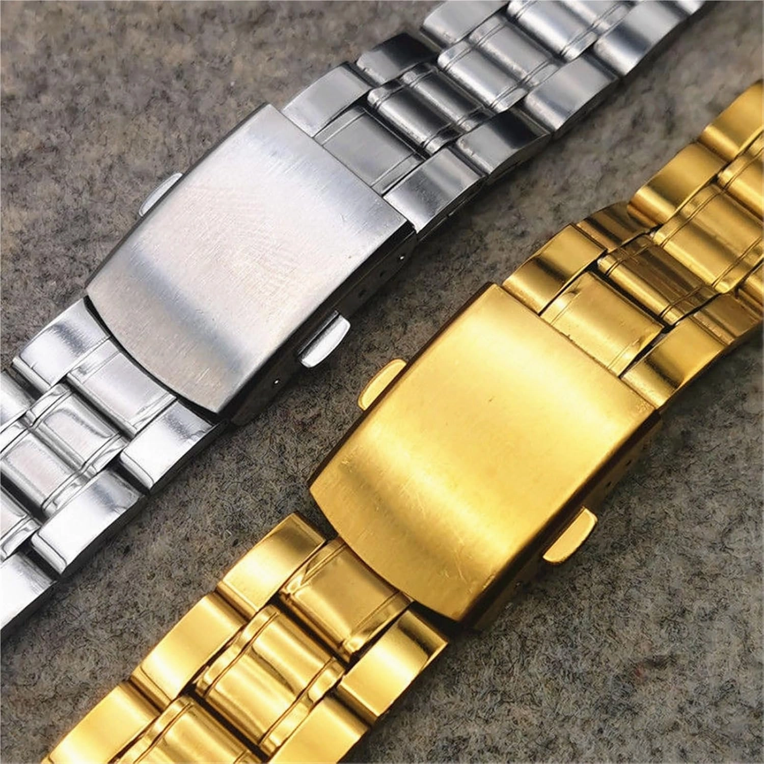 Stainless Steel Watch Band 18mm Unisex Replacement Wristband