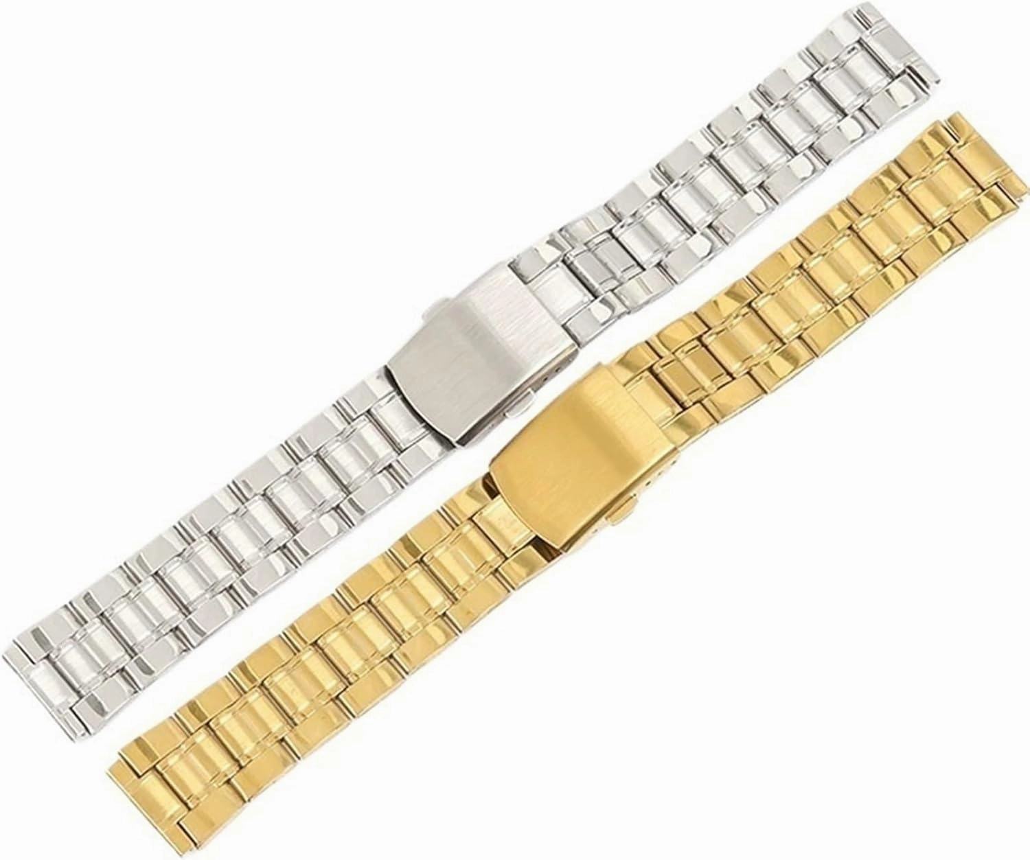 Stainless Steel Watch Band 18mm Unisex Replacement Wristband