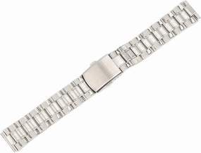 Stainless Steel Watch Band 18mm Unisex Replacement Wristband