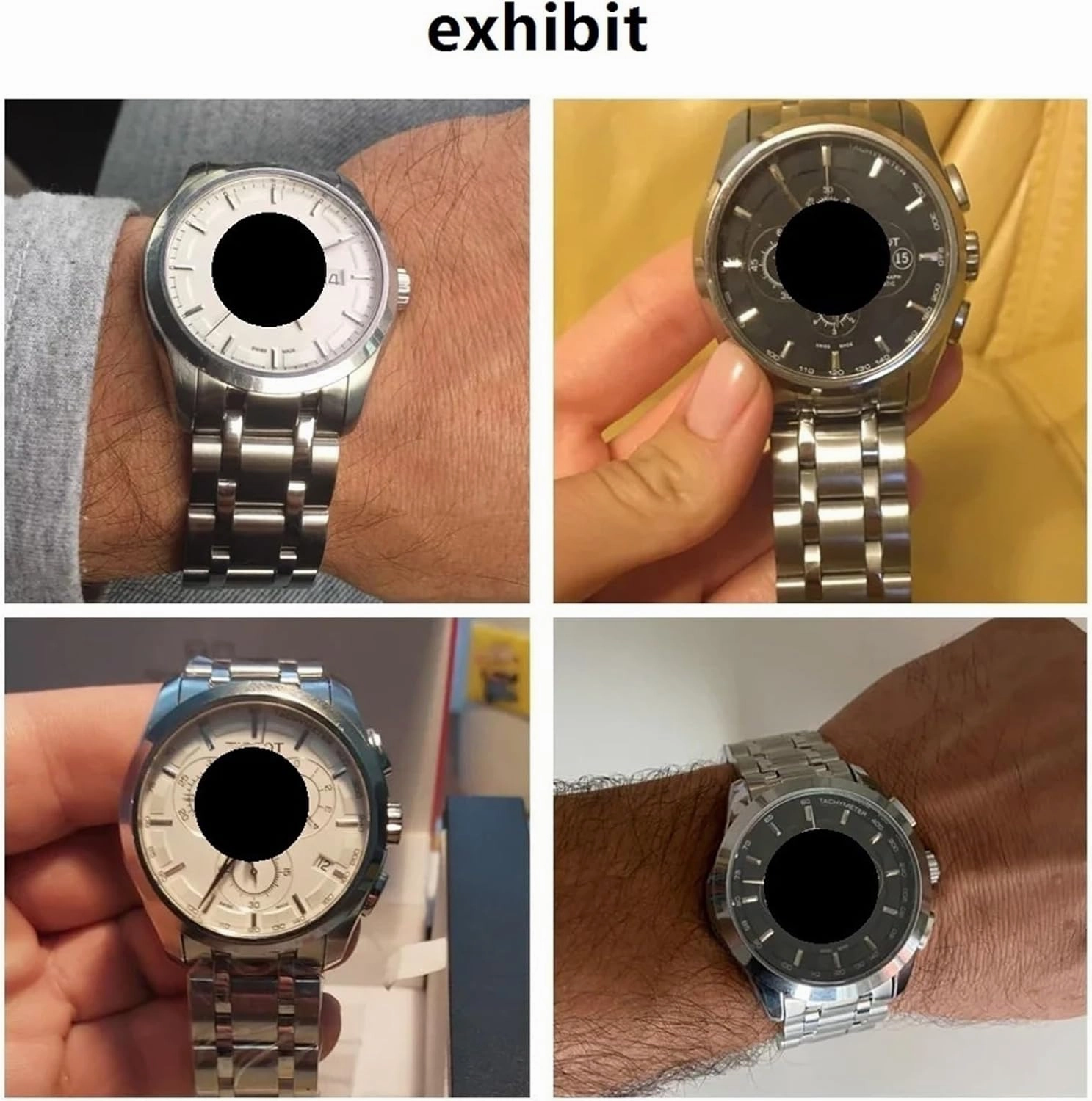 Stainless Steel Watch Band 22mm 24mm Universal Replacement Wristband for Smart Watch Quartz Watch Watch Accessories