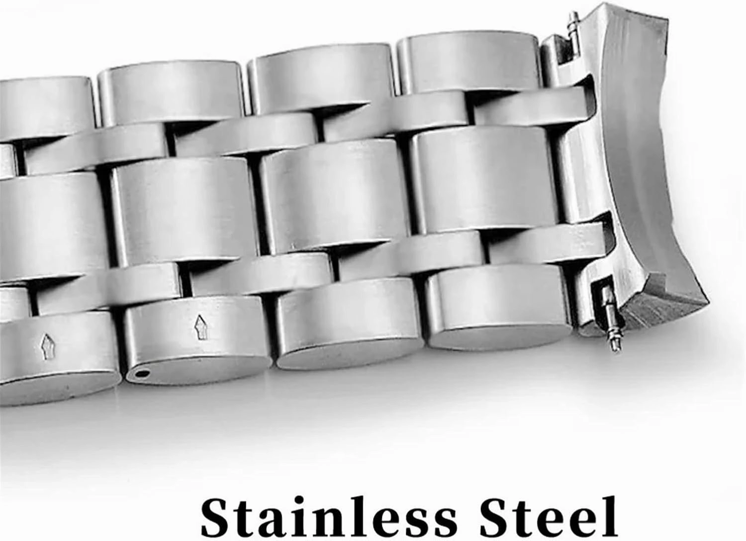 Stainless Steel Watch Band 22mm 24mm Universal Replacement Wristband for Smart Watch Quartz Watch Watch Accessories