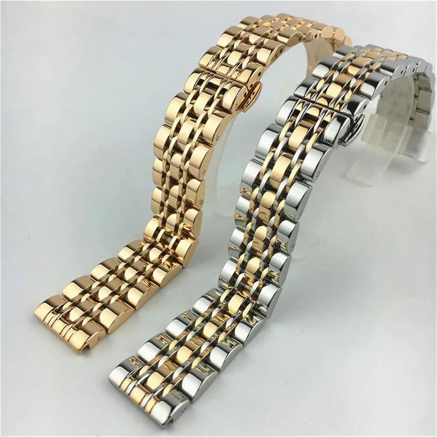 Stainless Steel Watch Strap 12mm 14mm 16mm 18mm 20mm 22mm 24mm 26mm Universal Solid Stainless Steel Smart Watch Strap Metal Bracelet