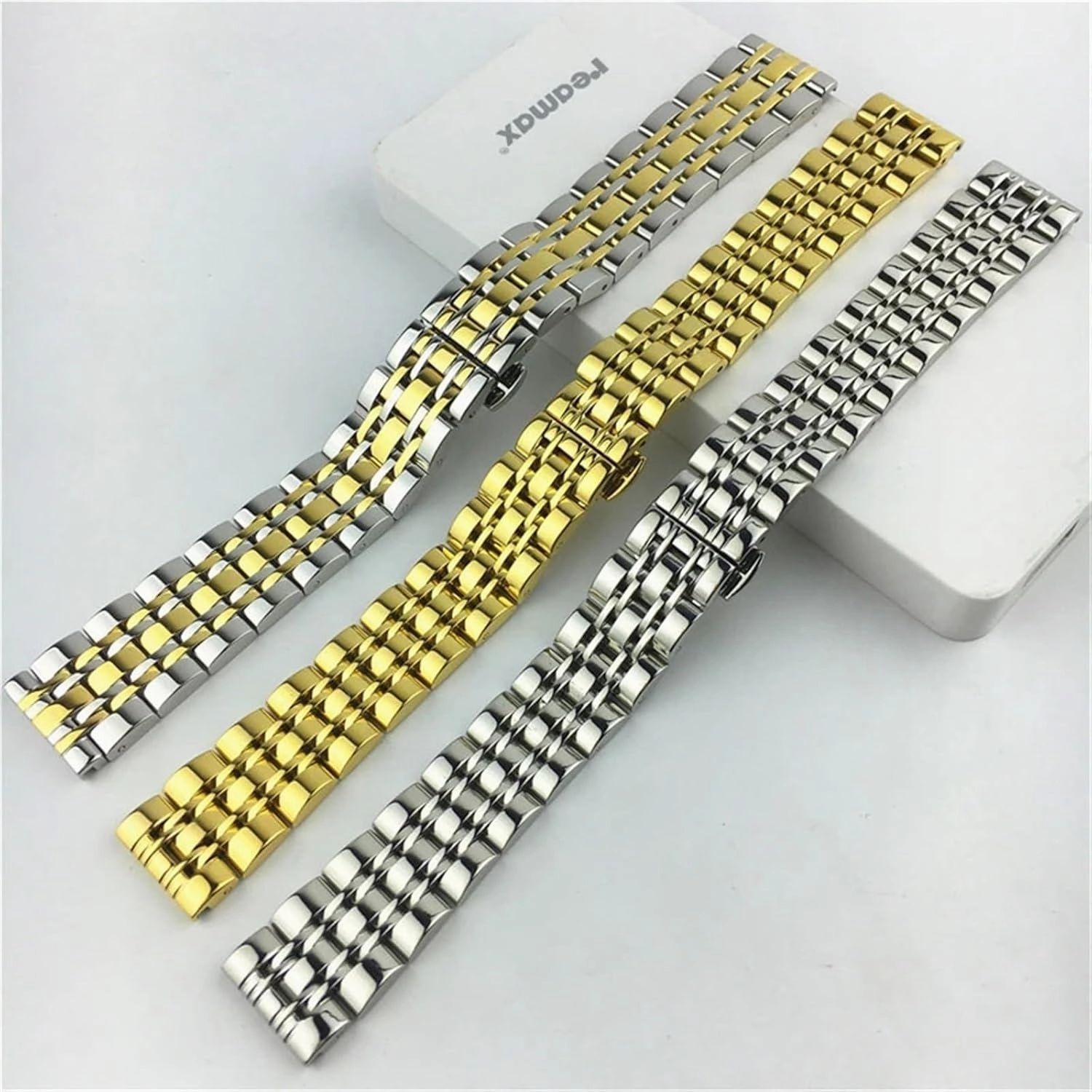 Stainless Steel Watch Strap 12mm 14mm 16mm 18mm 20mm 22mm 24mm 26mm Universal Solid Stainless Steel Smart Watch Strap Metal Bracelet