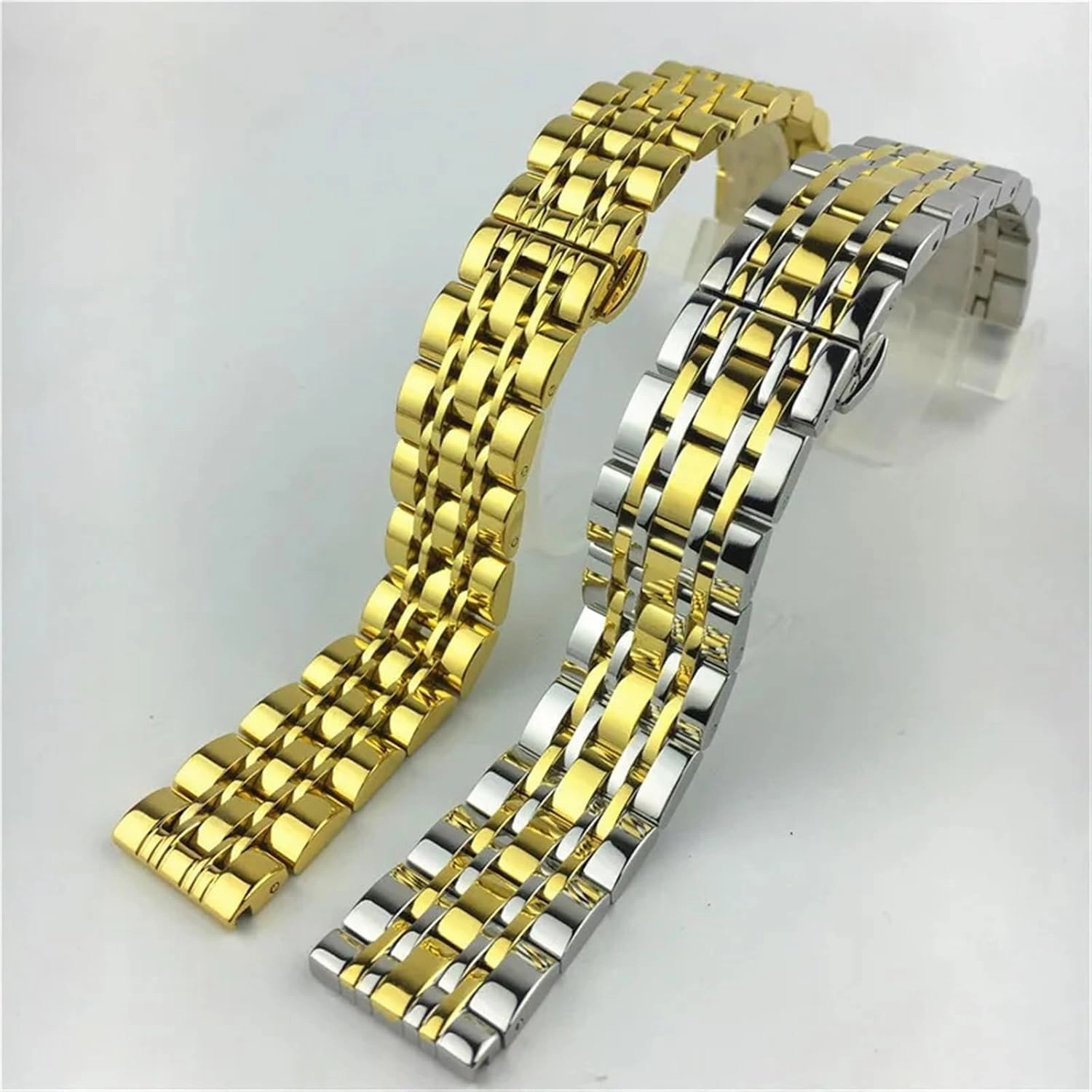 Stainless Steel Watch Strap 12mm 14mm 16mm 18mm 20mm 22mm 24mm 26mm Universal Solid Stainless Steel Smart Watch Strap Metal Bracelet