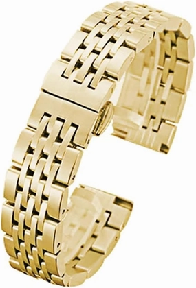 Stainless Steel Watch Strap 18mm 20mm 22mm Butterfly Buckle Metal Universal Watchband Accessories