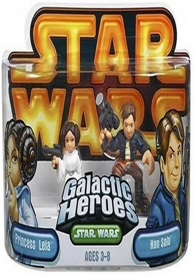 Star Wars Galactic Heroes Episode 2 Junior Figure 2 Pack Han Solo & Leia