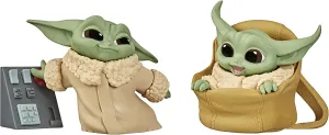 STAR WARS The Bounty Collection Series 2 The Child Collectible Toys 2.2-Inch Speeder Ride, Touching Buttons Figure 2-Pack