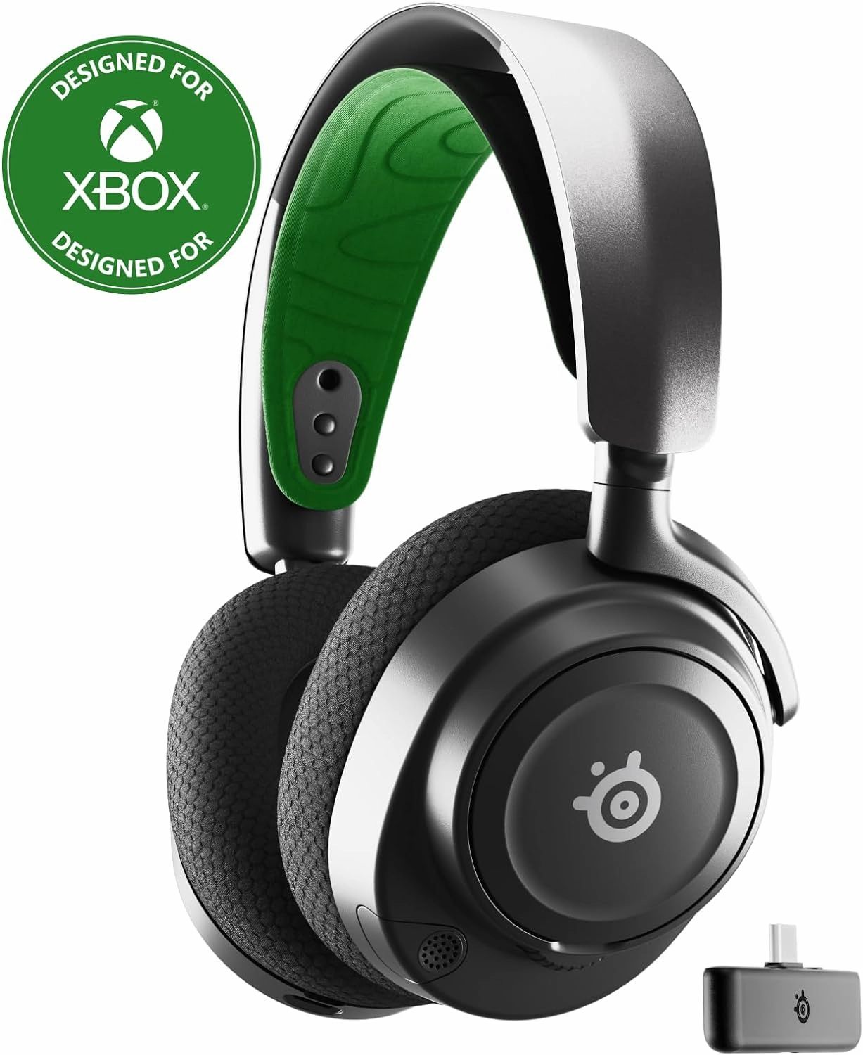 SteelSeries Arctis Nova 7X Wireless Multi-Platform Gaming Headset — Neodymium Magnetic Drivers — 2.4GHz Bluetooth — 38Hr USB-C Battery — AI Mic — Xbox Series X|S, PC, PS5, Switch, VR, Mobile - Black