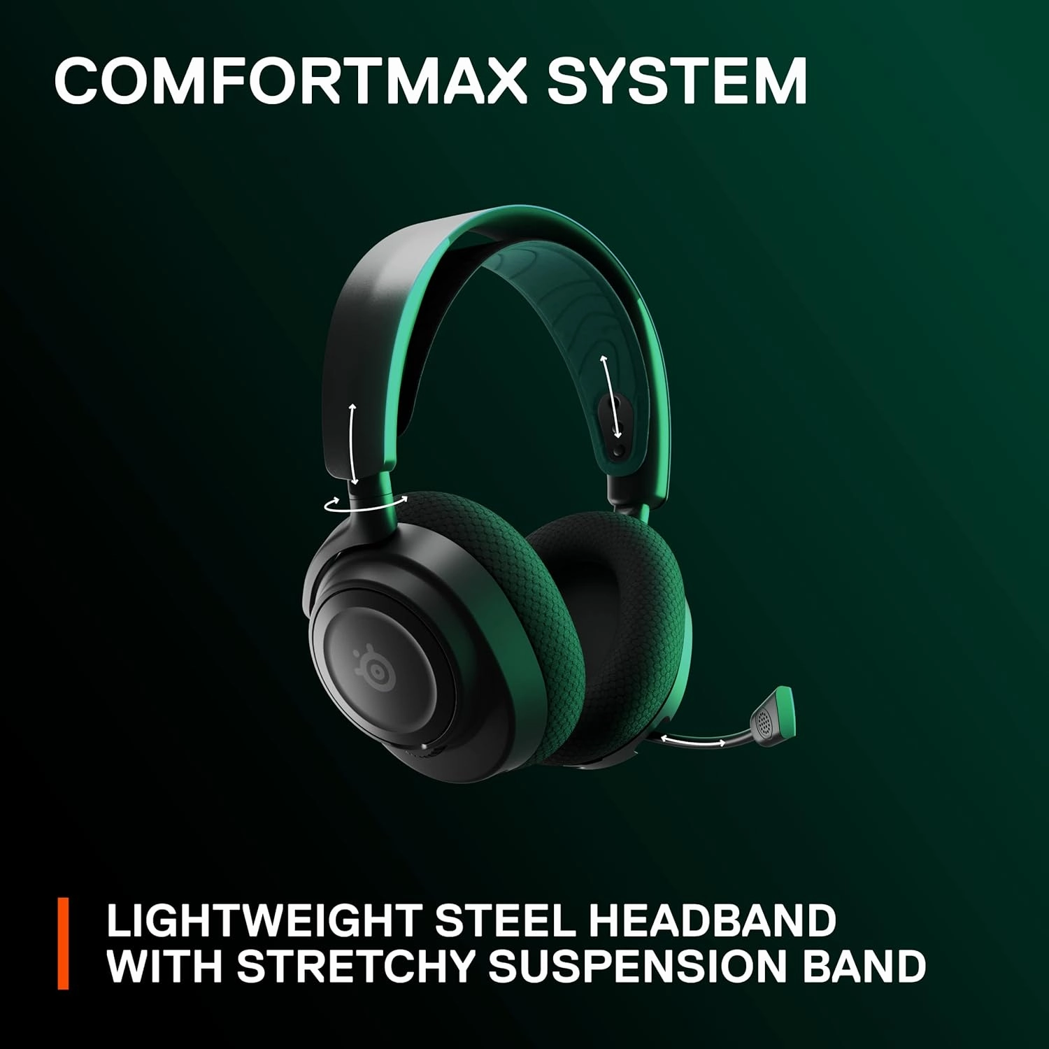 SteelSeries Arctis Nova 7X Wireless Multi-Platform Gaming Headset — Neodymium Magnetic Drivers — 2.4GHz Bluetooth — 38Hr USB-C Battery — AI Mic — Xbox Series X|S, PC, PS5, Switch, VR, Mobile - Black