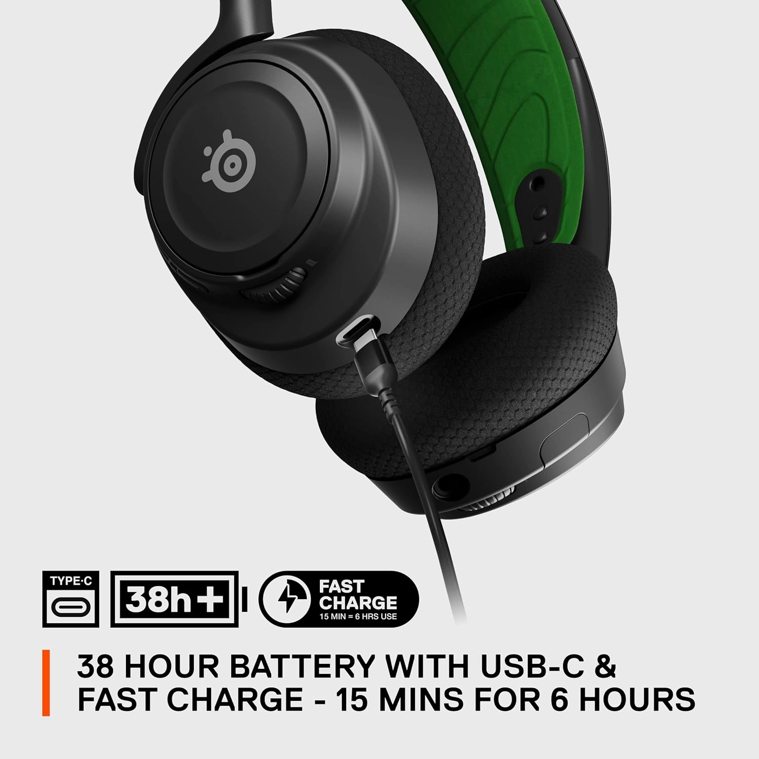 SteelSeries Arctis Nova 7X Wireless Multi-Platform Gaming Headset — Neodymium Magnetic Drivers — 2.4GHz Bluetooth — 38Hr USB-C Battery — AI Mic — Xbox Series X|S, PC, PS5, Switch, VR, Mobile - Black