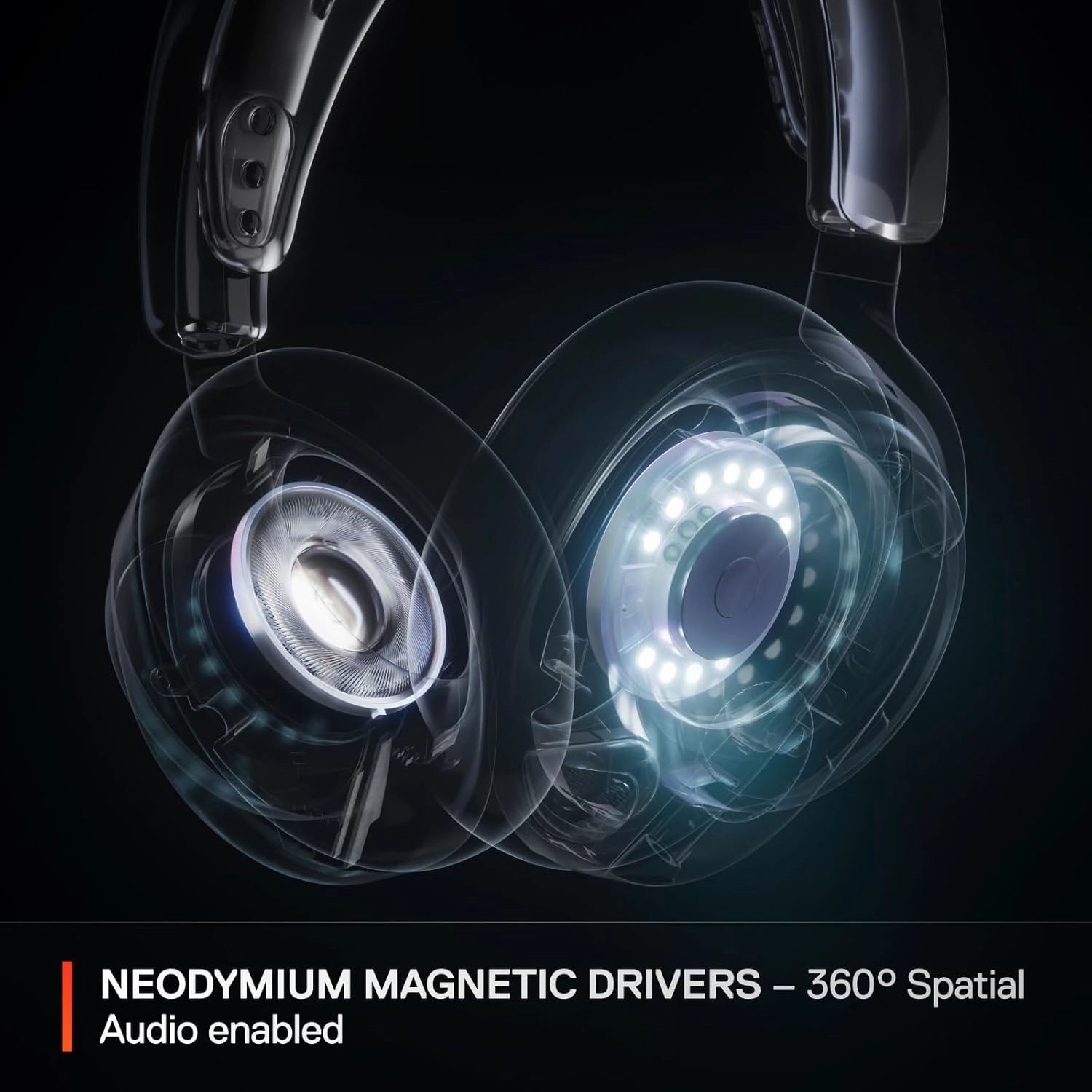 SteelSeries Arctis Nova Pro Wireless Multi-System Gaming Headset - Neodymium Magnetic Drivers - Active Noise Cancellation - Infinity Power System - Gen 2 Mic - PS5, PS4, PC, Switch, Mobile - White