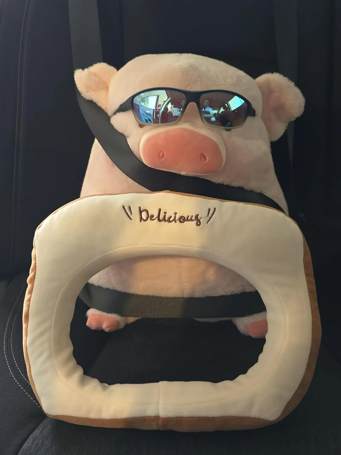 Stuffed Animal Pig, Pig Plush Toy – Huggable Toy, Plushie Kawaii, Cute Plushie Birthday Gift for Kids, Boys, Girls and Adults, Adorable Big Plush Body Pillow 15.5”.