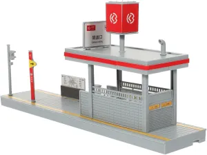 Subway Station Model Platform Decorative Accessory Toy for Games Decorative Station DIY