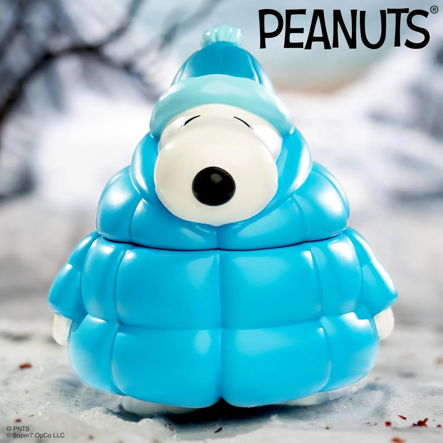Super7 Fun! Fun! Peanuts Snoopy (Puffy Coat) Vinyl Figure - 5" Peanuts Action Figure - Classic Cartoon Fans Collectibles & Retro Toys - Cartoon Model for Collectors & Display Figurine - Comic Strips