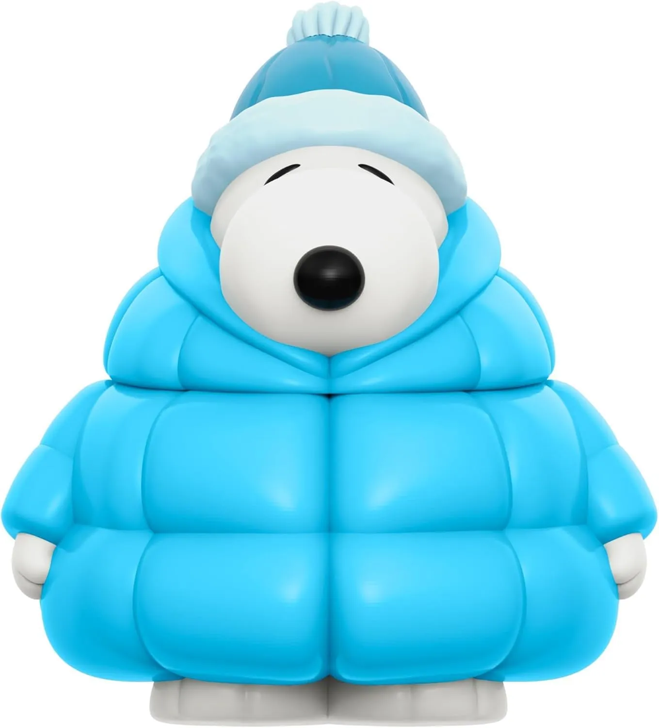 Super7 Fun! Fun! Peanuts Snoopy (Puffy Coat) Vinyl Figure - 5" Peanuts Action Figure - Classic Cartoon Fans Collectibles & Retro Toys - Cartoon Model for Collectors & Display Figurine - Comic Strips