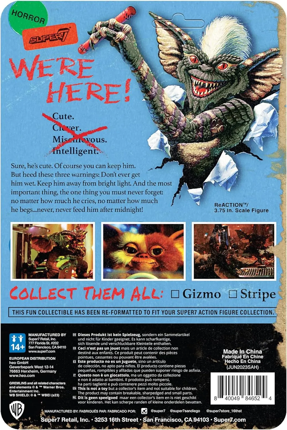 Super7 Gremlins Reaction Figures Wave 01 - Gizmo