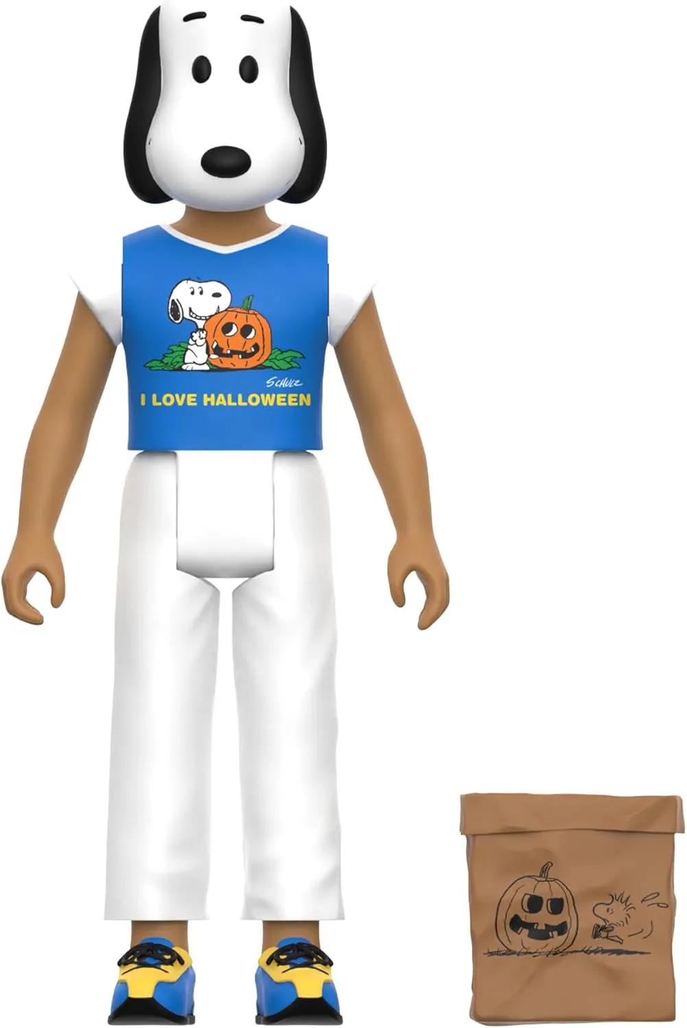 Super7 Halloween Kids Peanuts Snoopy Girl - 3.75" Peanuts Action Figure with Accessory Classic Cartoon Collectibles and Retro Toys