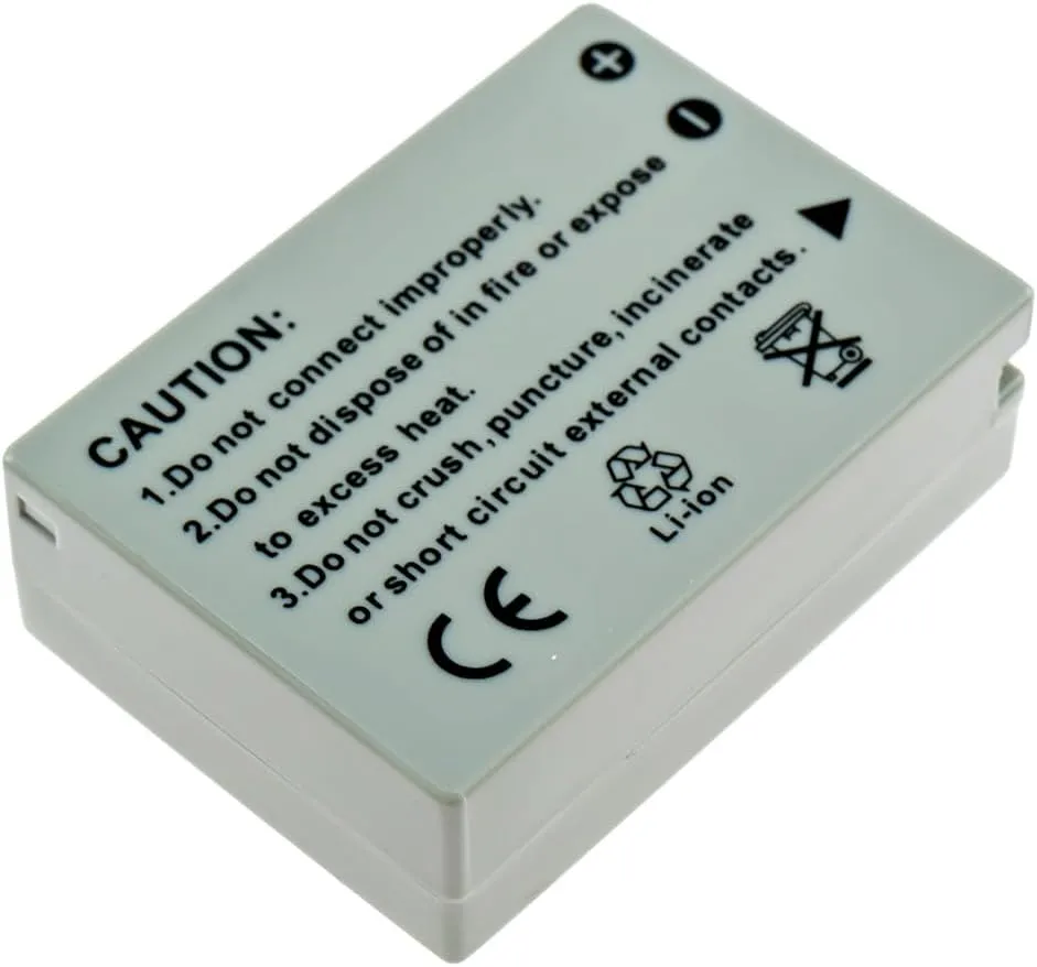 Synergy Digital Digital Camera Batteries, Compatible with Vivitar VIV-CB-10L Digital Camera Batteries (li-ion, 7.2V, 1200 mAh), Set of 2