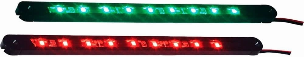 T-H Marine LED Flex Strip Bow Light Set, Red & Green