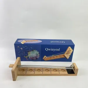 Tabletop games,1 Set Wooden Tabletop Games Classic Desktop Games Steel Ball Desktop Games Intelligent Balance Ball Retro Toys for Adults