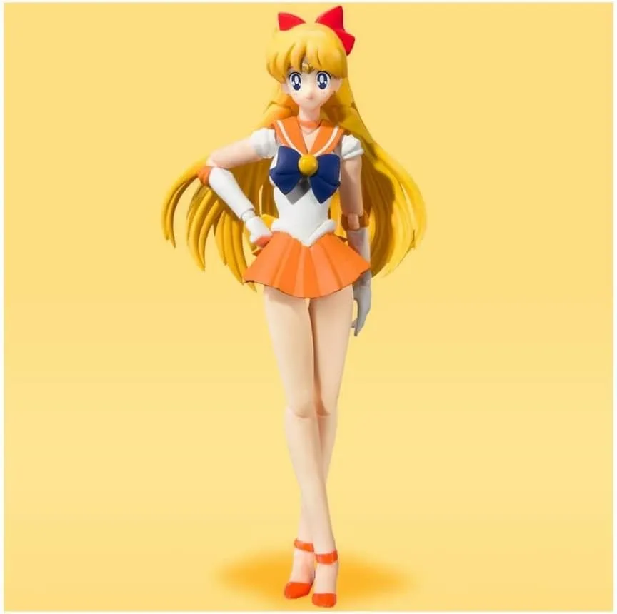 TAMASHII NATIONS - Pretty Guardian Sailor Moon - Sailor Venus -Animation Color Edition-, Bandai Spirits S.H.Figuarts Action Figure