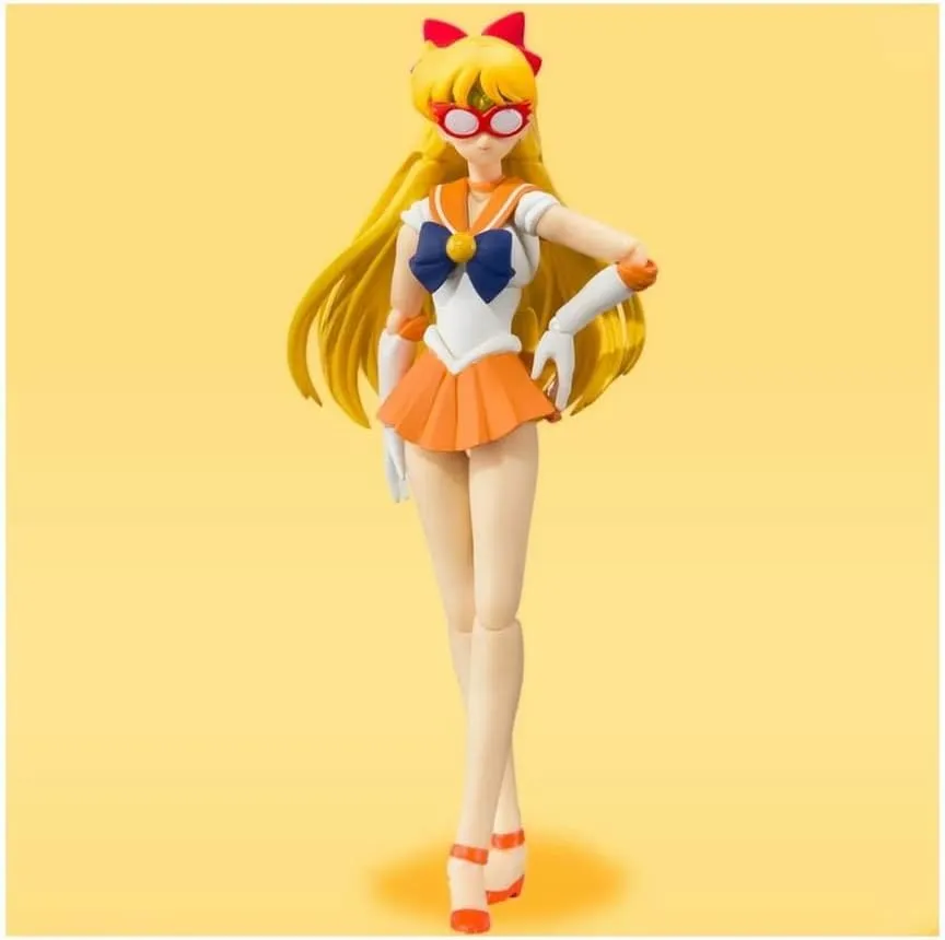 TAMASHII NATIONS - Pretty Guardian Sailor Moon - Sailor Venus -Animation Color Edition-, Bandai Spirits S.H.Figuarts Action Figure