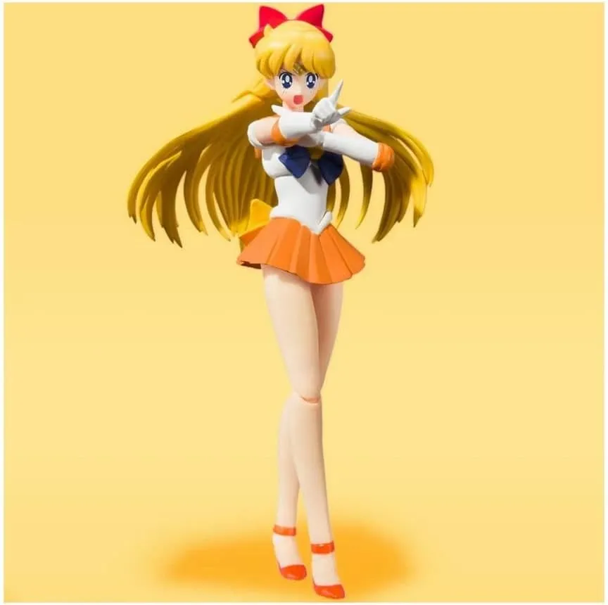 TAMASHII NATIONS - Pretty Guardian Sailor Moon - Sailor Venus -Animation Color Edition-, Bandai Spirits S.H.Figuarts Action Figure
