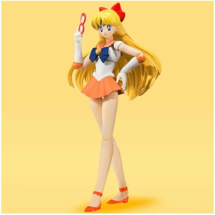 TAMASHII NATIONS - Pretty Guardian Sailor Moon - Sailor Venus -Animation Color Edition-, Bandai Spirits S.H.Figuarts Action Figure