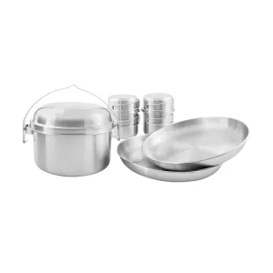 Tatonka Picnic Set II 8pcs compact camping cookware hiking cooking kit pan bowl