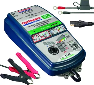 Tecmate Optimate Lithium 4s 10A, TM-275v2, 10-Step 12.8V 10A Sealed Battery Saving Charger & maintainer