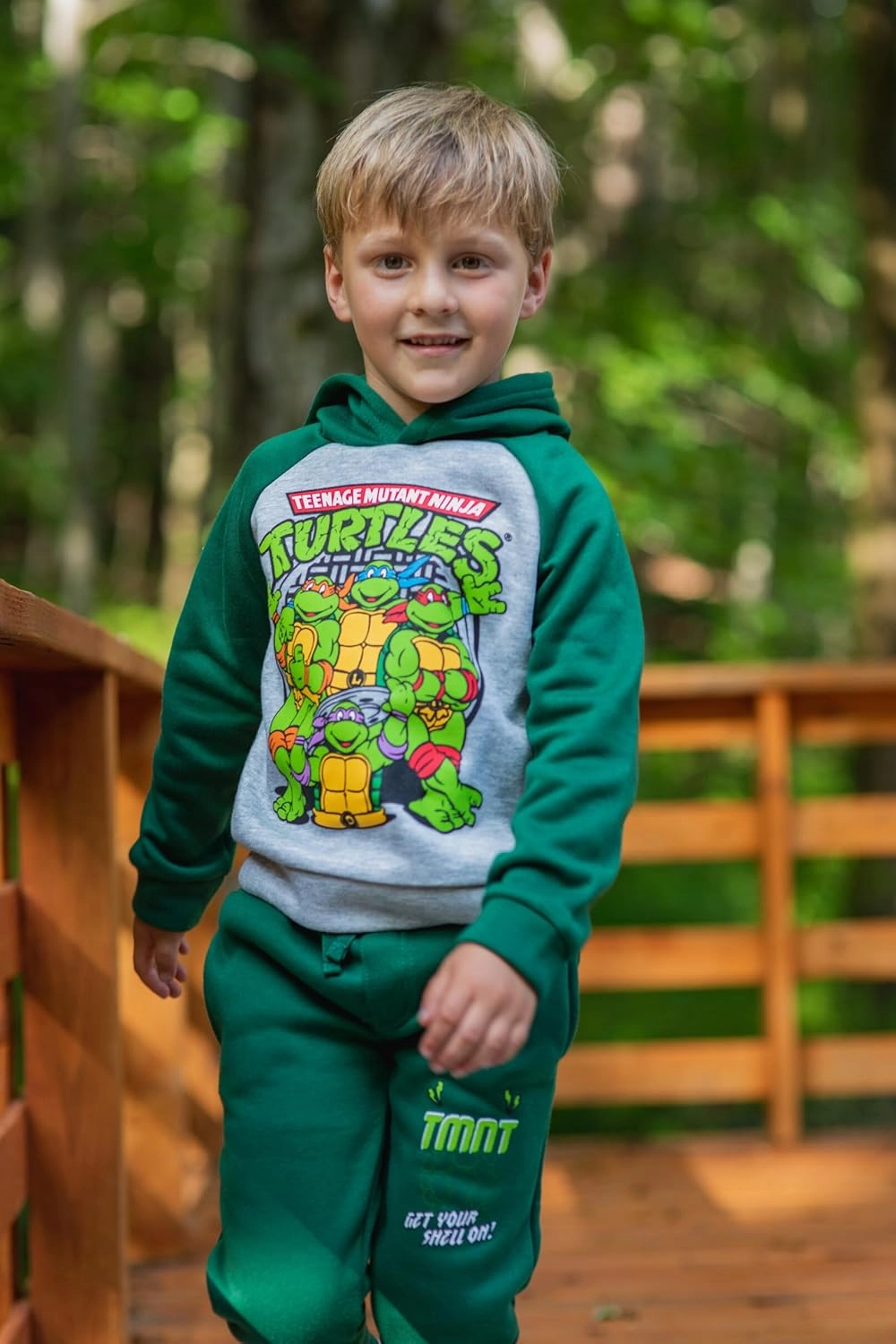 Teenage Mutant Ninja Turtles Fleece Pullover Hoodie and Pants Outfit Set Toddler to Big Kid Sizes (2T - 18-20)
