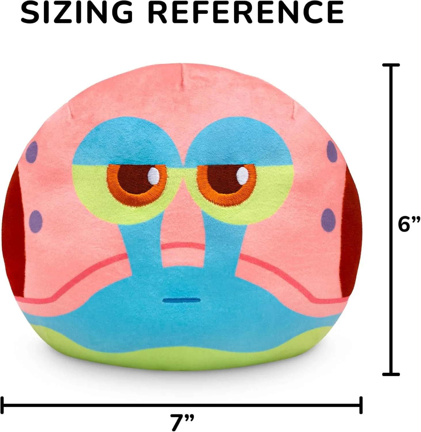TeeTurtle Spongebob Squarepants 6" Reversible Plushie - Spongebob Squarepants and Gary The Snail - Bikini Bottom Buddies Amazon Exclusive - Cute Kawaii Soft Stuffed Animal