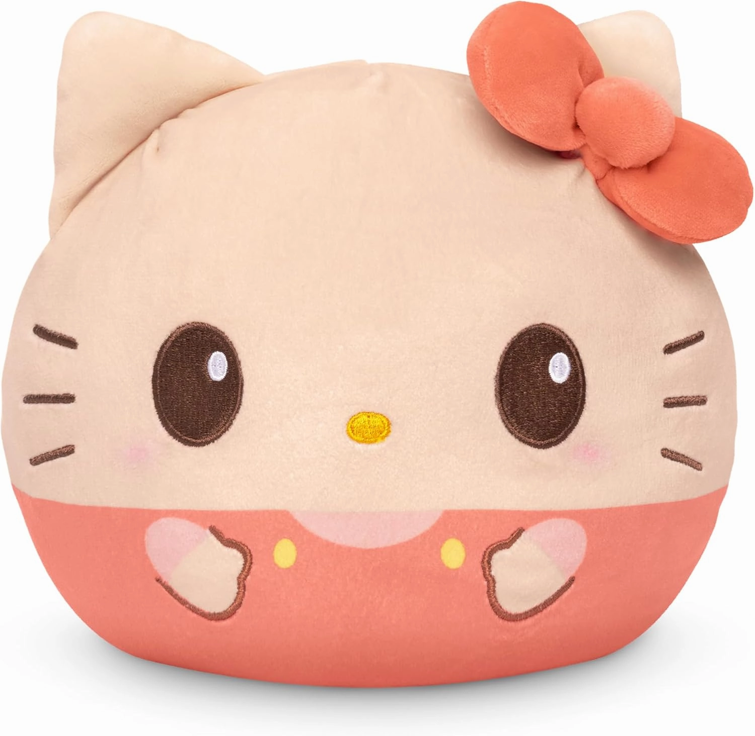 TeeTurtle Hello Kitty Teddy Bear Reversible 6" Plushie - Officially Licensed Sanrio - Cute Kawaii Soft Stuffed Animal