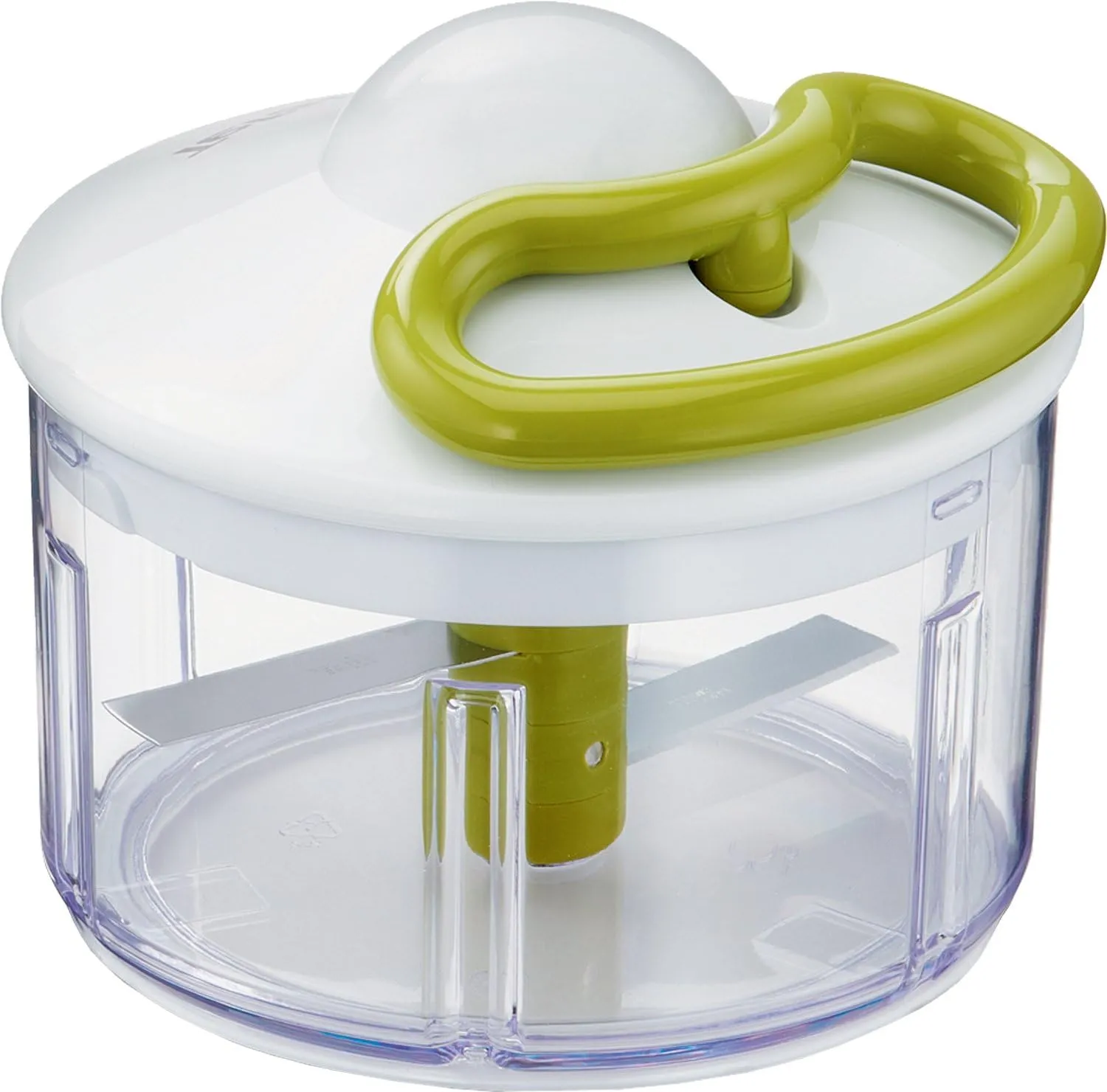 Tefal K13704 Manual Chopper Neo, 16.9 fl oz (500 ml), Washable Lid, Unique Double Twisted Blade