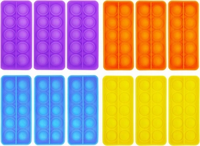 Ten Frame Popper, Math Fidget Sensory Counting Toys, Educational Toy for Kids Classroom Group Learning Activities(Pack of 12)