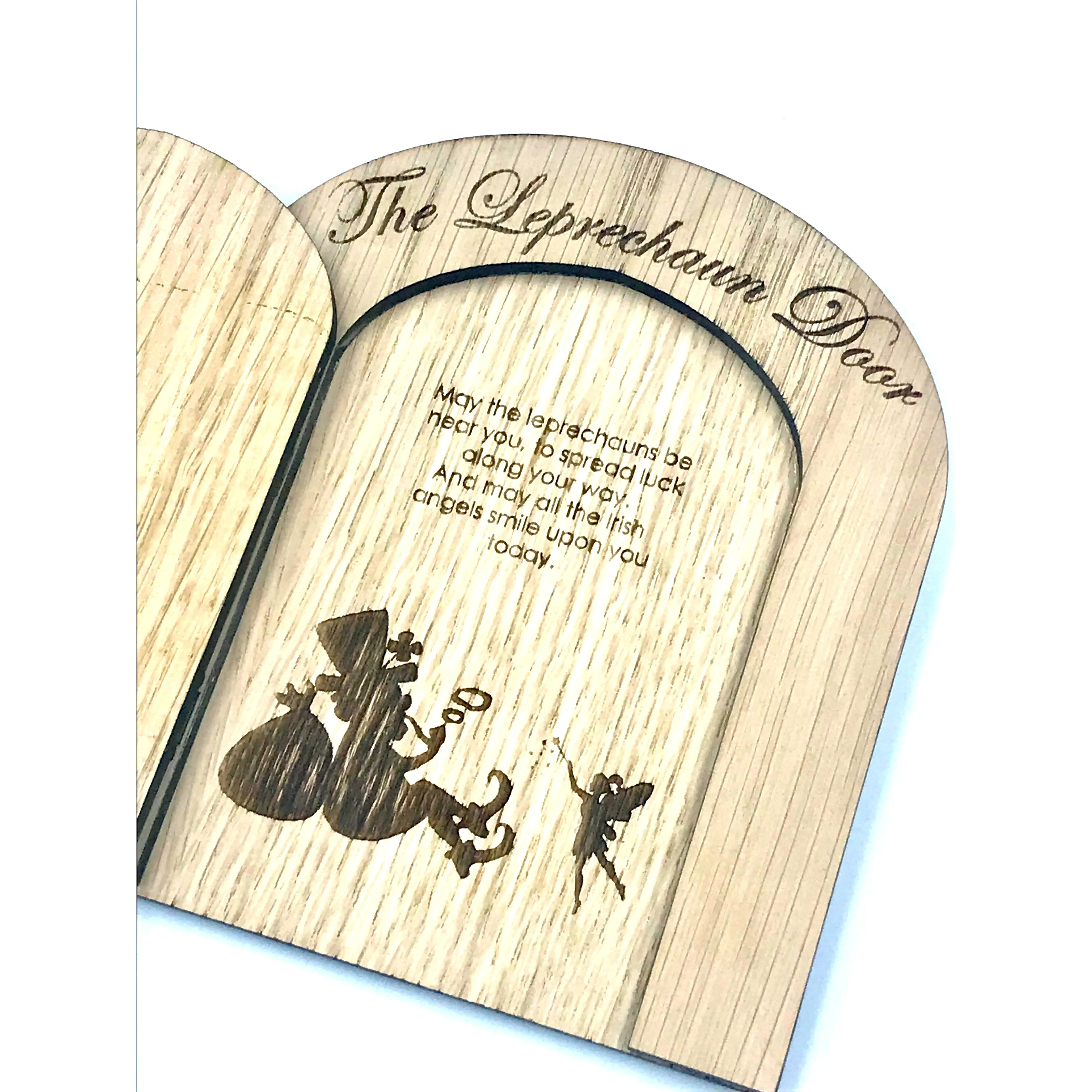 The Irish Folklore Collection Wooden Leprechaun Fairy Door