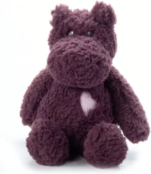 The Petting Zoo Hippo Stuffed Animal Plushie, Gifts for Kids, Snuggle Palz Animals, Plum Hippo Plush Toy 14 Inches