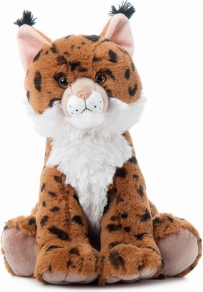 The Petting Zoo Bobcat Stuffed Animal, Gifts for Kids, Wild Onez Zoo Animals, Bobcat Plush Toy 12 inches