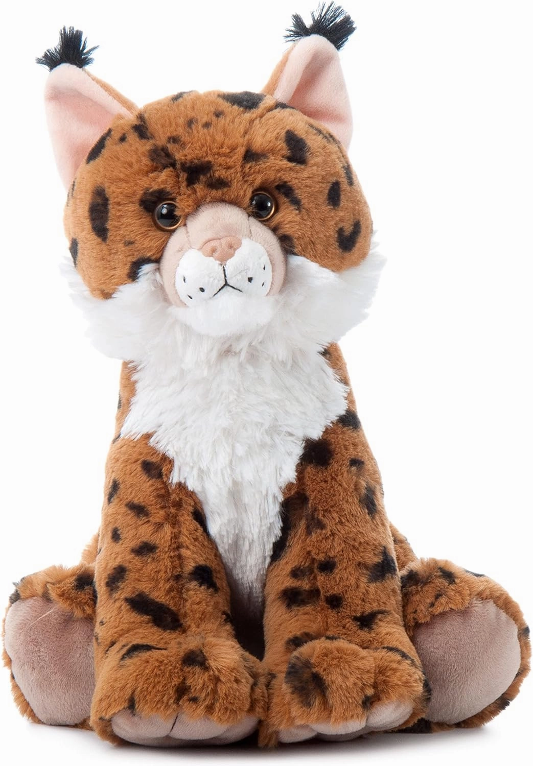 The Petting Zoo Bobcat Stuffed Animal, Gifts for Kids, Wild Onez Zoo Animals, Bobcat Plush Toy 12 inches