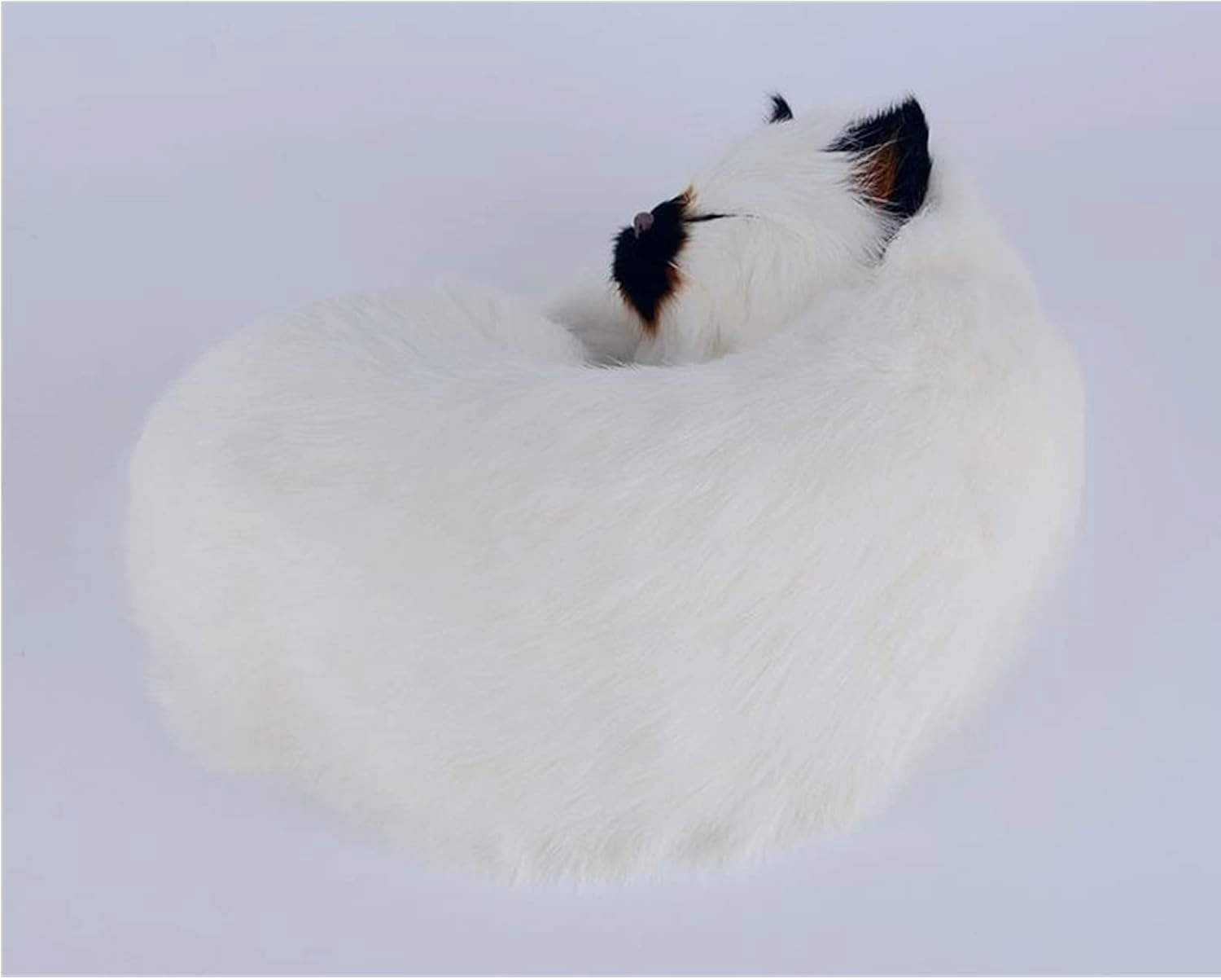 Tiny Heart Cat Plush Toy Stuffed Animal 8.26" Super Soft and Cute Lifelike Simulation Black Mouth Cat for Children's Birthday Gift for Kids Boys Girls Christmas Home Car Decorations