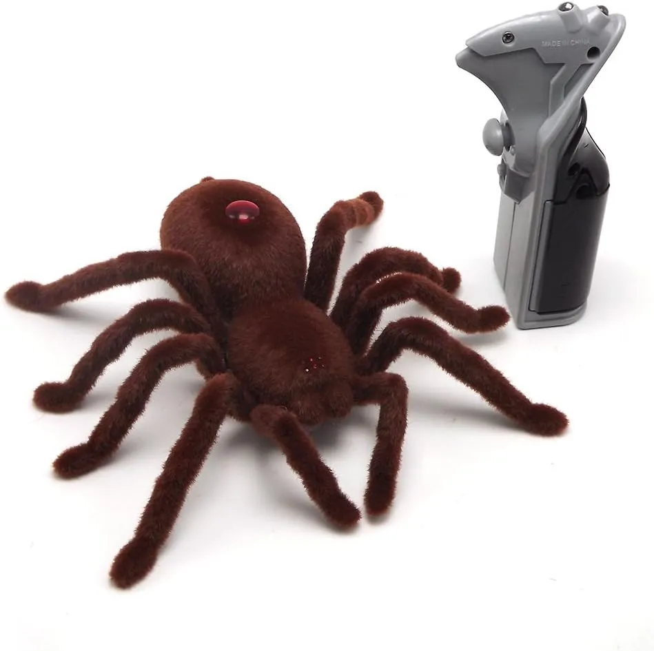 Tipmant Simulation Cute RC Spider Infrared Remote Control Vehicle Car Electric Realistic Animal Kids Prank Scary Toys
