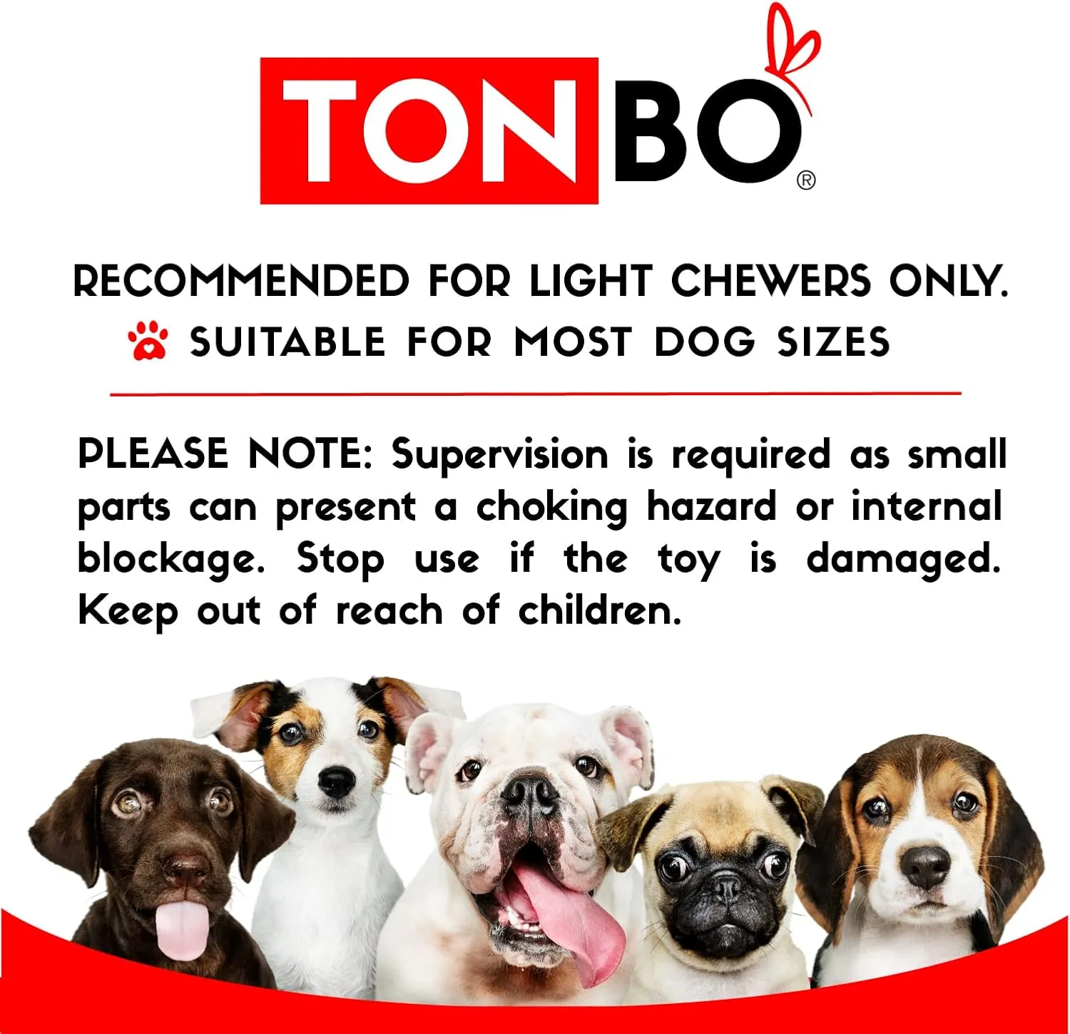 TONBO Springtime Combo - Crinkle Plush Cute Dog Toys, Sunflower, Bumblebee, Ladybug