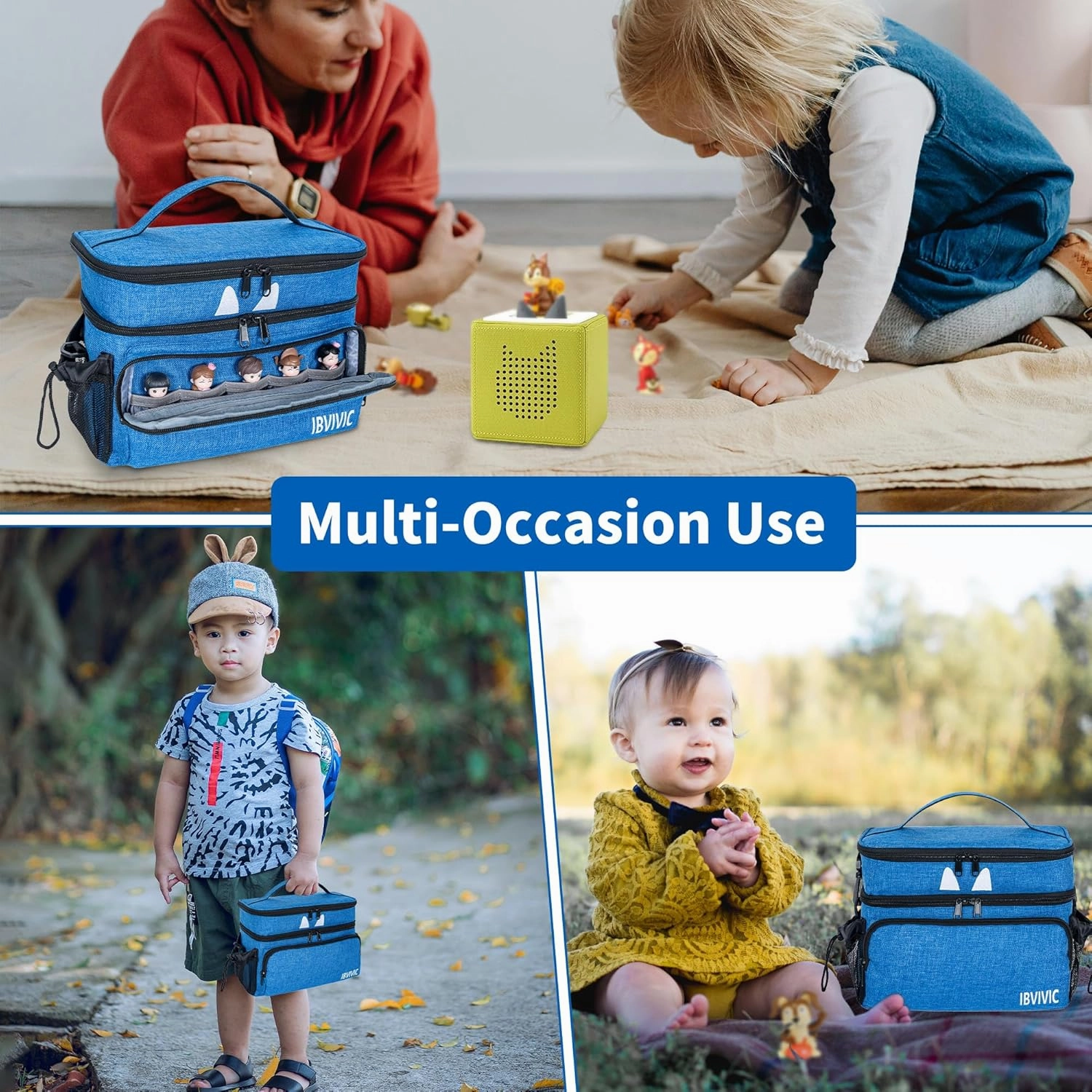Toniebox Carrying Case Cute Tonie Travel Case for Toniebox Start Set Figures and Accessories