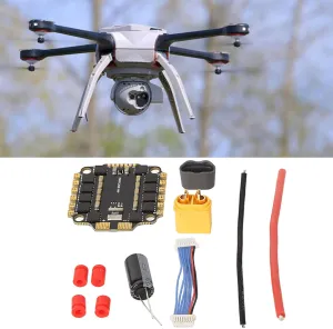 Topyond 60A RC Brushless Motor Electric Speed Controller, 4-in-1 Brushless ESC for FPV Car Drone Anti-Interference Quick Response Electric Speed Controller