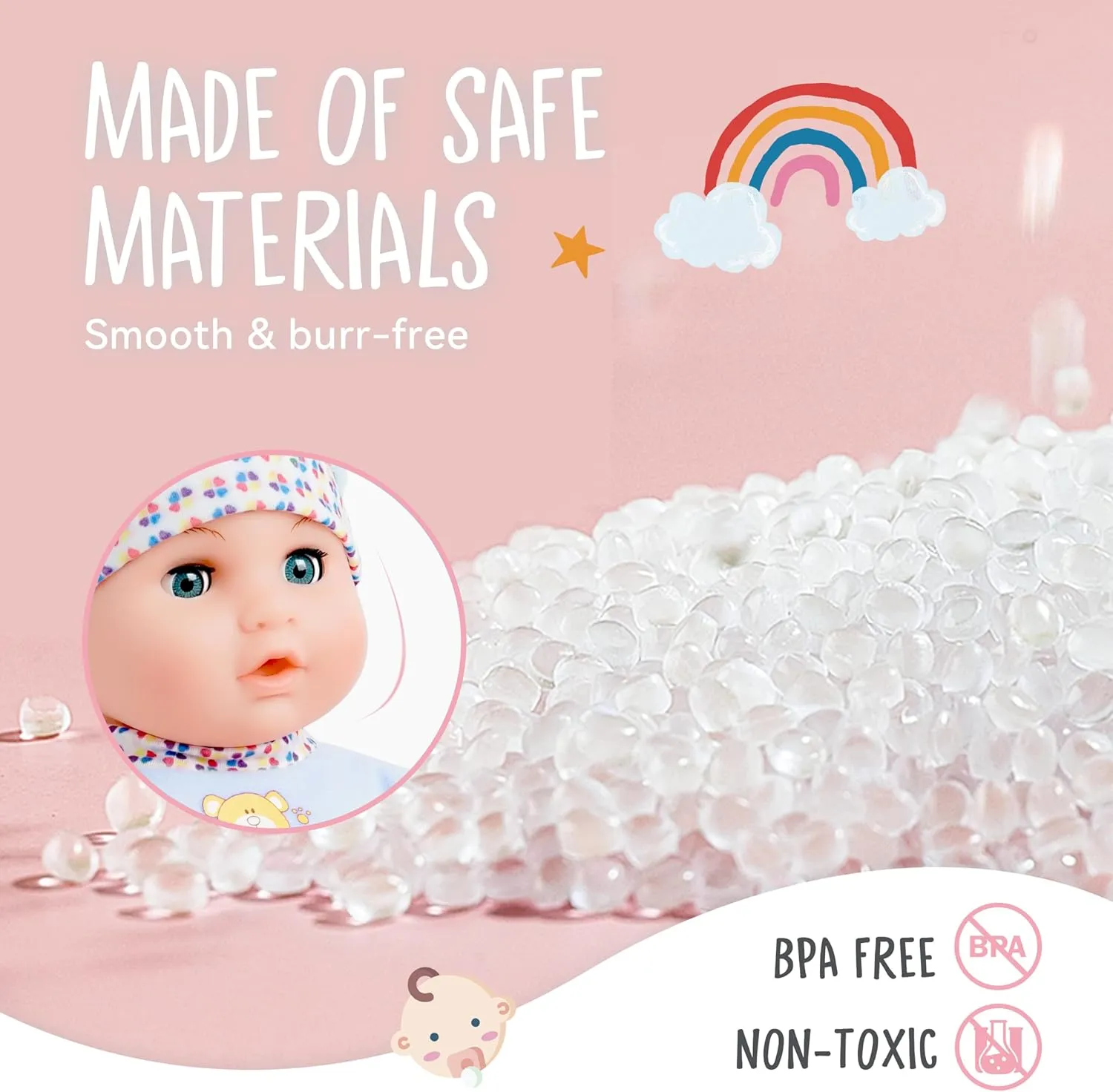 Toy Choi's Interactive Baby Doll - 16 Inch Crying Talking Feeding Dolls with Different Sounds and Accessories, Pretend Play Preschool Toys for 2 3 4 5  Year Old Girls Boys Gift, Blue