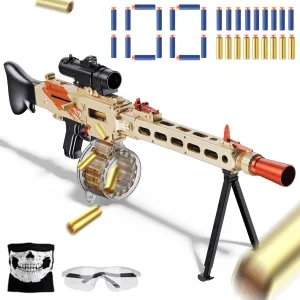 Toy Gun Automatic Sniper for Soft Bullets -2 Modes Burst Electric Toy Foam Blaster with 100 Darts, Large Magazines, Toys for 15  Year Old Teens Adults, Birthday Chritmas Gift