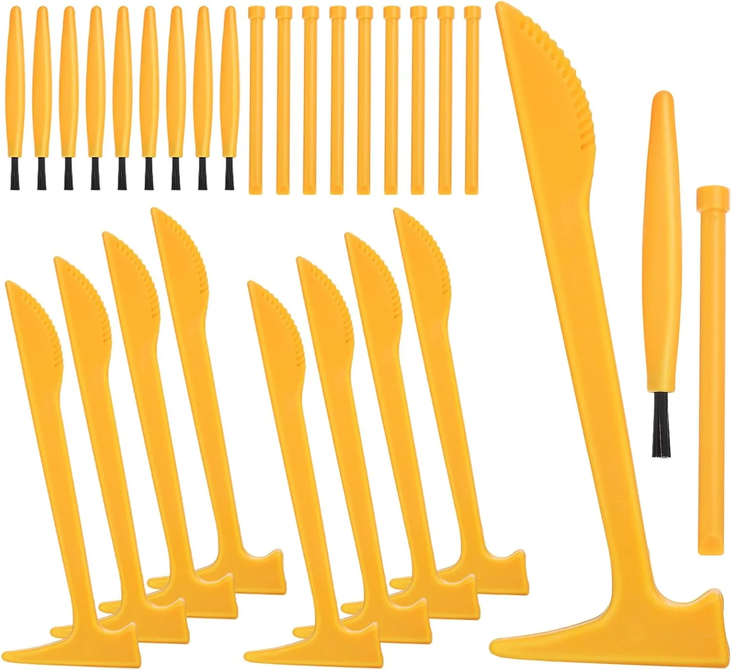 TOYANDONA Dino Dig Kit, 30pcs Dinosaur Dig Kit Tools Dino Excavation Kit STEM Science Kits with Digging Hammer Chisel Brush